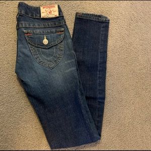 True Religion(Julie) size 24 skinny jean